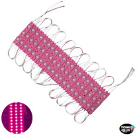 Modulo c/3 Leds 1,5w cor Rosa IP-65 chip 2835